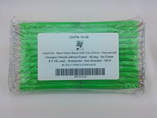 Lápices Grafito EZPENCILS Pack 48 color verde miniatura 3
