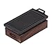 Barbacoa Portátil Parrilla Barbacoa de Mesa Parrilla Barbacoa Bandeja para Hornear sin Humo Antiadherente Barbacoa Placa Barbacoa Estufa Horno Accesorios para Yakiniku, Robata, Yakitori, Takoyaki