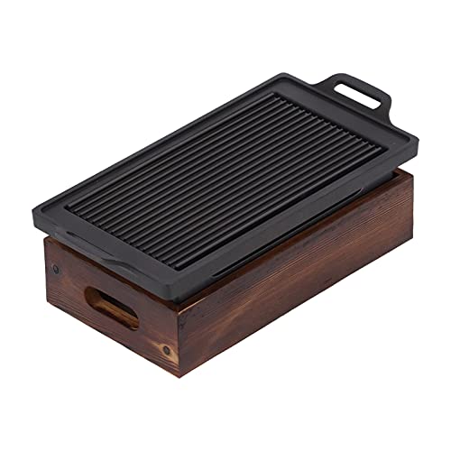 Portable BBQ Grill Tabletop Barbecue Grill Barbecue Baking Tray Smokeless Nonstick BBQ Plate Barbecue Stove Oven Accessories for Yakiniku, Robata, Yakitori, Takoyaki and BBQ by Yadoo - Used condition - US$25.91