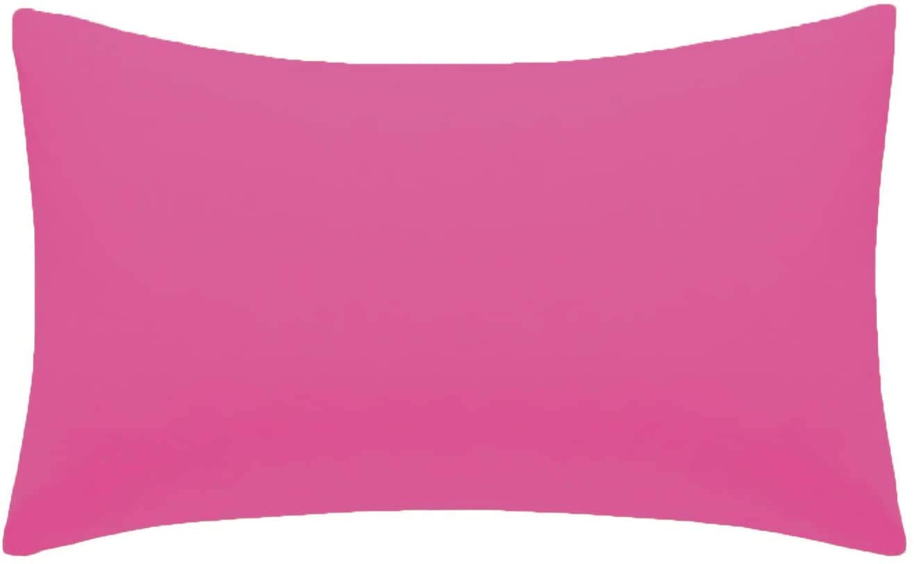 Night Zone Easy Care Polycotton Housewife Pillow Cases, Fuchsia, Pair