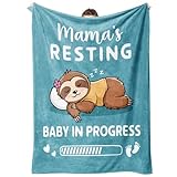 BeneCharm First Mothers Day New Mom Gifts, Pregnancy Gifts for Expecting Mom, Funny Maternity Blanket Gift for Mama to be, First Time Moms, Mothers Day Birthday Gift for Pregnant Women