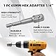 CCLIFE 15tlg 3/8 Cr-Mo Spezial Steckschlüssel Einsatz Linksausdreher Schraubenausdreher Nuss Stecknuss Muttern Entferner | 8-19mm | Turbonüsse