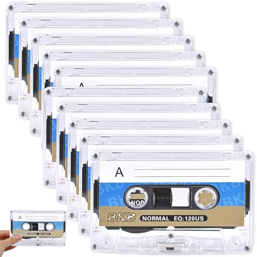 Ampia compatibilità con diversi dispositivi: le cassette audio vuote si adattano a tutti i comuni registratori a cassetta, registratori vocali, impianti stereo e sistemi di apprendimento, versatile per scuola, lavoro o hobby.