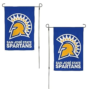 San Jose State University Garden Flag SJSU Spartans Banner 100% Polyester (Design A)
