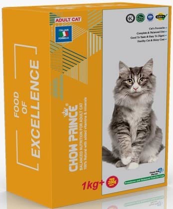Pet King Cat Food Adult Balanced Nutrition for Adult Cat (1 KG + 200 GM )