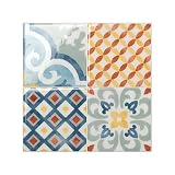 SMART TILES Peel and Stick Backsplash - 5 Sheets of 9" x 9" - 3D Adhesive Peel and Stick Tile Backsp
