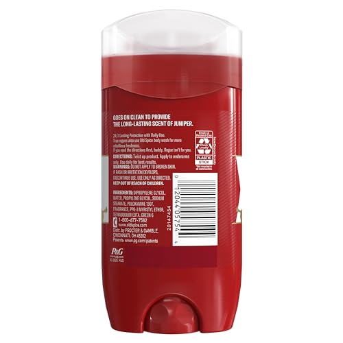 Old Spice Aluminum Free Deodorant for Men, 24/7 Odor Protection, 24/7 Freshness & Lasting Scent, Goes on Clear, Rogue with Juniper Scent, 3.0 oz (Pack of 3) - image 7