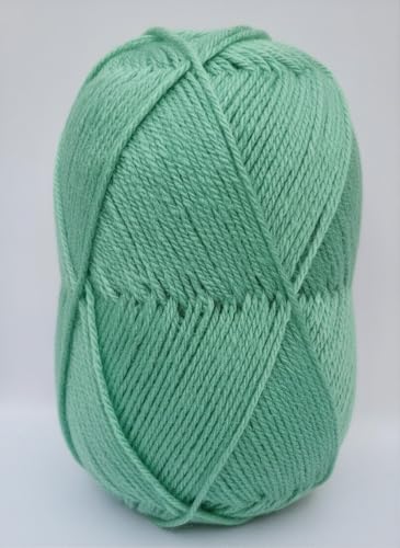 Image of Vardhman BigBoss Knitting Yarn - 200g Ball, 575m, 84% Acrylic + 16% Nylon, 3-Ply DK Weight, Soft & Durable Wool for Knitting, Craft, babywear, blanket, winter wear; threads for crochet hook needle - Boss-21 - Teal