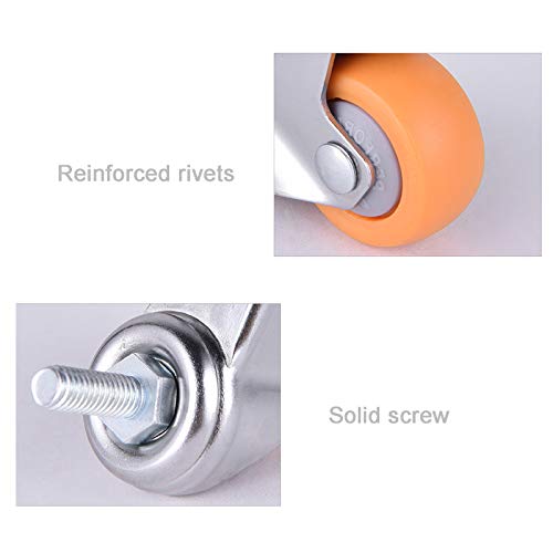 Rotelle Girevoli, Rotelle per Mobili M8x20mm, può