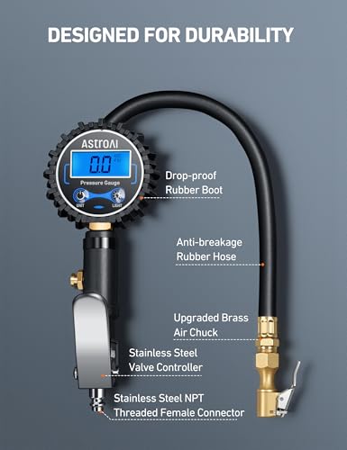 AstroAI Digital Tire Inflator with Pressure Gauge