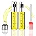 Miorkly Ölsprüher für Speiseöl, Skaliert Olivenöl Flasche, Ölspender, Sprühflasche Öl, Aus Edelstahl und Glas, 2x100ml Olivenöl Spray + 1 Öl Pinsel Kochen +1 Trichter Kombination Oil Sprayer