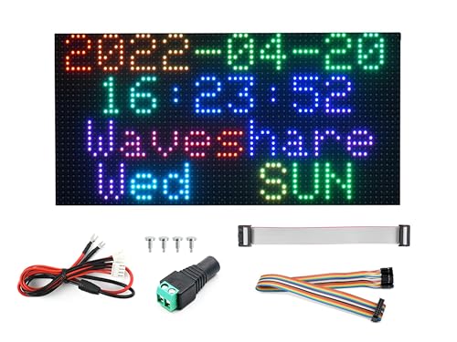 Dalle LED RVB chaînable à luminosité réglable pour animations fluides
