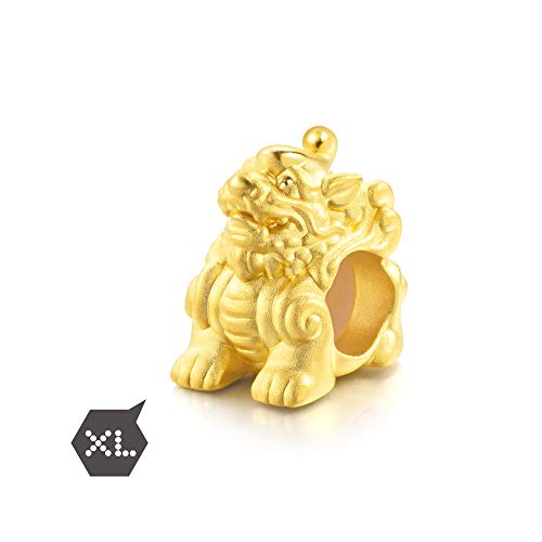 Chow Sang Sang 999 24K Solid Gold Wade-Giles Pixiu Noir Charm Bracelet For Men & Women 86330C #TOP3