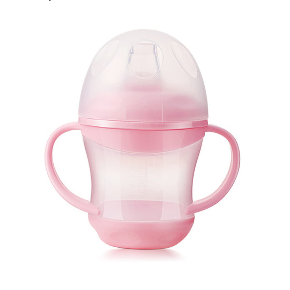 GUCHIGU Sipper Cup with Twin Handle | Anti-Spill Sippy Straw Cup for Baby & Kids | Little Spout Milk & Water Bottle for Infant/Toddler | Easy Grip 6m+ | BPA Free - 160 mL (SB2082B, Pink)-image-12