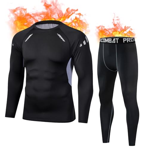 2 Maillots Thermiques Hommes De Fonseca - 100% Coton Interlock Doux & Chaud, Sous-Vêtements Confortables Pour L'Hiver