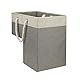 Treppenkorb, 41 x 26 x 41 cm Multifunktionaler Treppenkorb Organizer Halter Aufbewahrungsbehälter mit Seilgriffen Faltbarer Stufenkorb für das Heimbüro