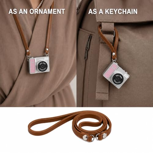 Image of Cason 1080P Mini Keychain Camera, Portable Pocket Digital Camera with Flip Screen, Retro Filters & Screen, Tiny HD Video Recorder for Phone Transfer, Travel, Kids and Gifts