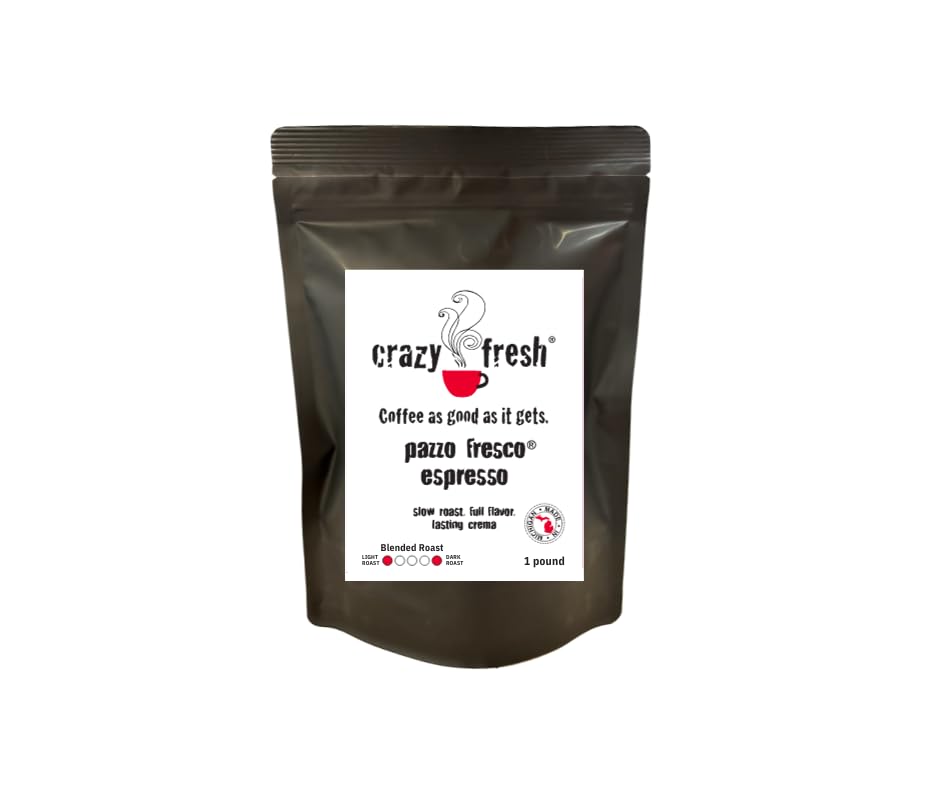 Café en grano Crazy Fresh Espresso Roast 1 lb miniatura 1