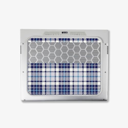 Image of MightySkins Skin Compatible with Alienware X14 R2 (2023) Full Wrap Kit - Blue Plaid | Protective, Durable, and Unique Vinyl Decal wrap Cover | Easy to Apply & Change Styles | Made in The USA