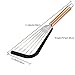 Tenta Tenta Kitchen Slotted Spatula Flexible Stainless Steel Spatula with Silicone Top Soft Edge Slotted Spatula Turner with Golden Handle/Heat Resistant for Non Stick Cookware.