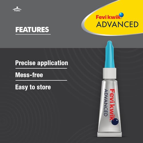 Image of Fevicol Shoefix 2g, Fevikwik Advanced 3g - combo kit | Multi-purpose glue for quick fixes and strong bonds