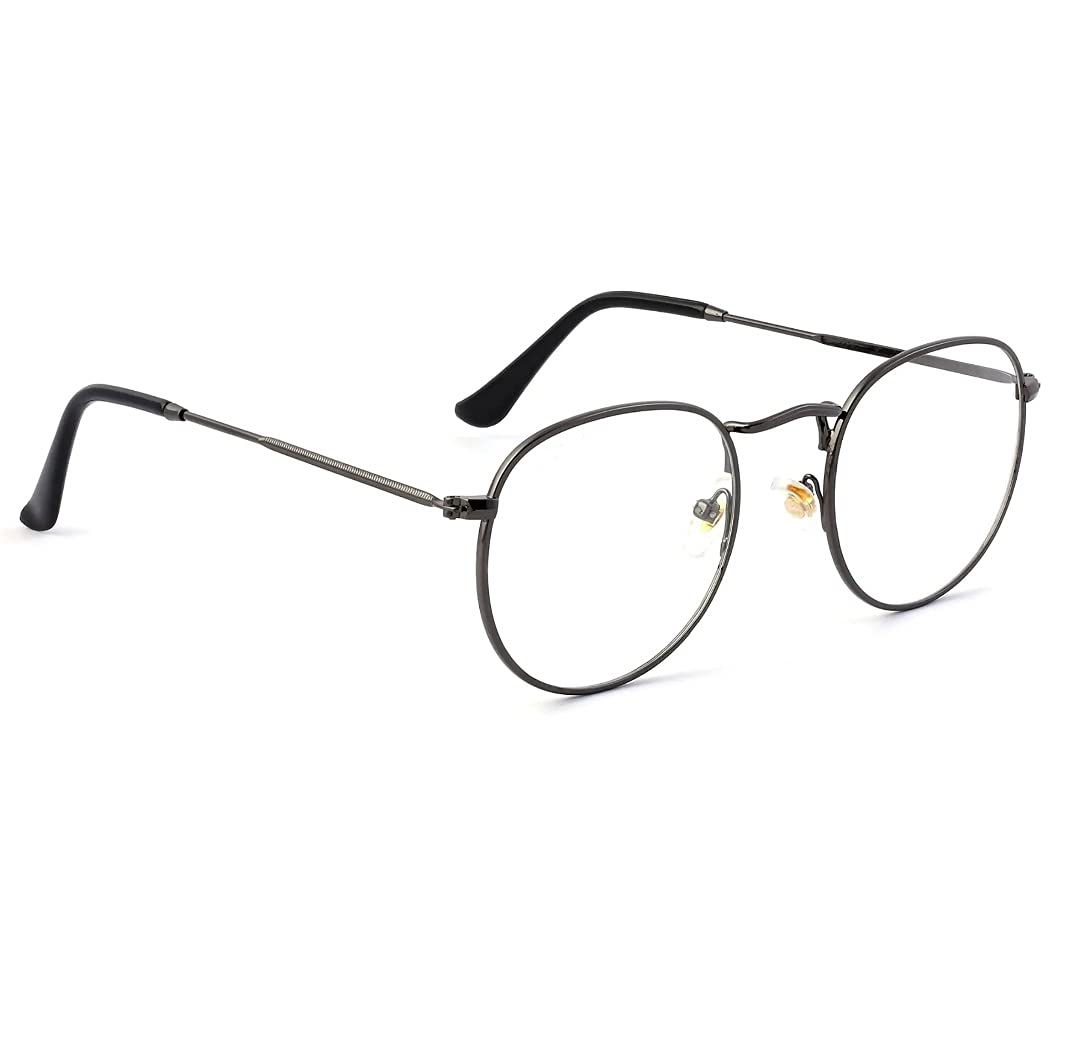 RK CREATION Transparent Blue Light Blocking Computer Glasses Anti Blue Ray Square Eyeglasses Reading Zero Power Eyewear for Women