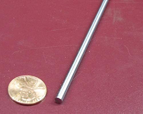 1055 Carbon Steel Hardened Shaft 4mm Diameter x 400mm Long 2 pcs