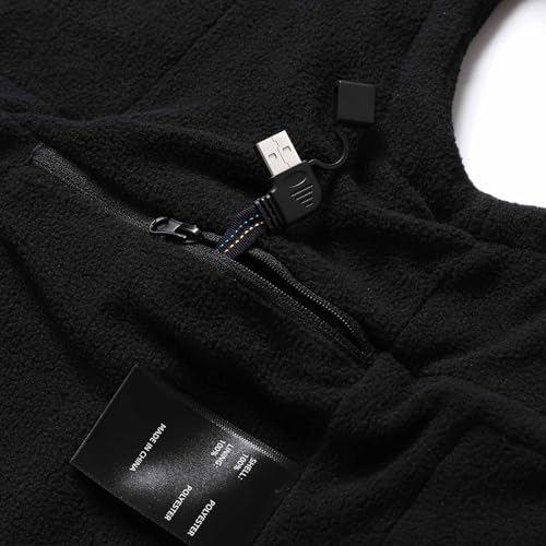 Kids Heated Gilet Boy Girl Fleece Heating Vest 3 Temperature Levels Heated Jacket Windproof Body Warmer USB Waistcoat4