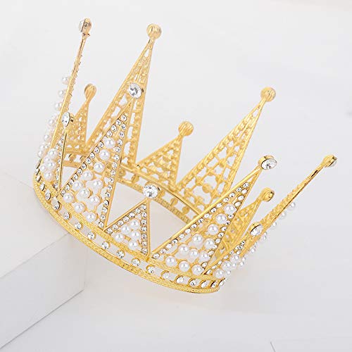 Kroon voor dames en meisjes, kristallen kroon, verjaardag