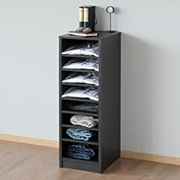 Amazon｜山善(YAMAZEN) 棚 ラック 8段 棚板可動式 A4ファイル対応 収納