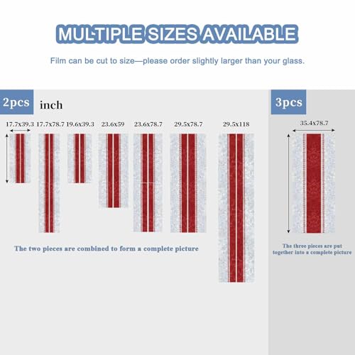 Vinilo Decorativo Rojo para Ventanas 17.7''x39.3'' miniatura 5