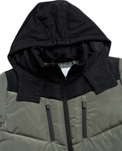 Image of DKNY Boys Puffer Jacket - Heavyweight Quilted Wind & Water Resistant Boys Winter Coat Poly Taffeta Insulated Winter Jacket