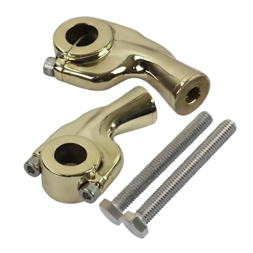 Adaptateur rehausse guidon 1" ou 7/8" pour soulager le dos en conduite moto bobber chopper XL