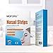 MQ 100ct Nasal Strips to Reduce Snoring, Drug-Free Nose Strips, Works to Open Nasal Passages, Relieve Nasal Congestion, Medium(55mm*16mm)