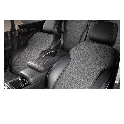 Housse de protection de siège auto respirante en lin, ensemble complet de coussins en PU