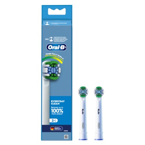 Oral-B ORIGINAL Precision Clean Electric Toothbrush Soft Replacement Brush [10X POWERFUL THAN COMPATIBLE PRODUCTS] For Vitalty,Pro,Smart Series, 2 refills, Daily clean & Gum health