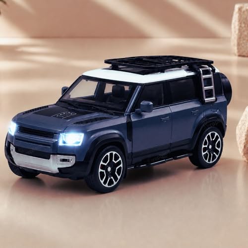 Image of GRAPHENE 1:32 Scale Diecast SUV Pullback Toy Car for Kids Boys Girls 2+Years Metal Miniture Model Openable Doors Light Engine Sound Friction Toy Vehicle Realistic Premium Collectible Gift Toy Cars
