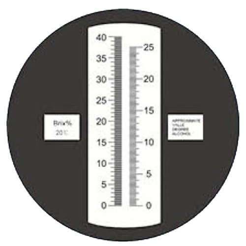 Sinotech Hand Held Wine Brix Refractometer Rhwn-25brixatc 6pcs Per Lot