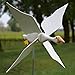Obrotowy wiatrak mewy, sztuka ogrodowa Animal Design Wind Spinner, wodoodporny obrotowy wiatrak ptaków, ogród Mewa statua ozdoba na trawnik Patio Bakyard Decor, Persona