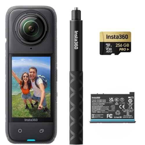 insta360 X4 Adventure Bundle- 8K Waterproof 360 Action Camera, 4K...