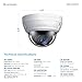 Amcrest UltraHD 4K Varifocal PoE Dome Outdoor Security Camera, 4K (8-Megapixel) 3840x2160P, 164ft Night Vision, 4X Optical Zoom, Motorized Varifocal Lens 58°-110°, White (IP8M-2454EW)