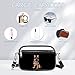 German Shepherd U.S Flag Clear Bag Print Crossbody Bags Messenger Shoulder Purse Women Men Handbag