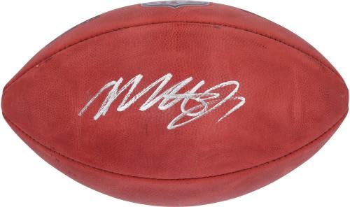 Mecole Hardman Kansas City Chiefs Autographed Duke Full Color Football - Autographed Footballs