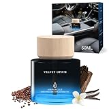 Car Air Freshener for Men & Women – Long-Lasting Amber Vanilla Essential Oil Diffuser for Car Cup Holder – 50ML (1.7 FL OZ) Car Scent Diffuser, Inspired by Perfume – Made in USA