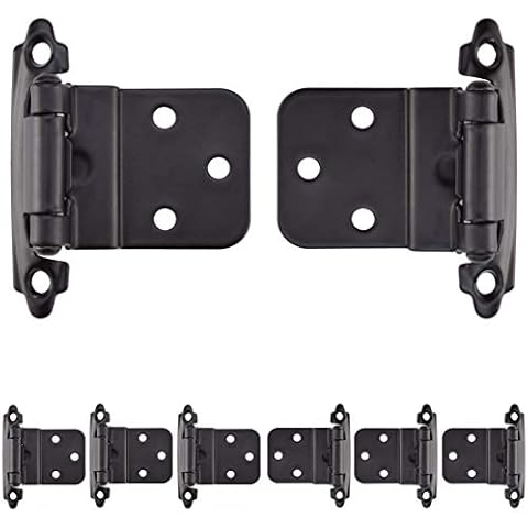 SDTC Tech - Bisagras de montaje frontal con cierre automático de 3/8" para armario Cover