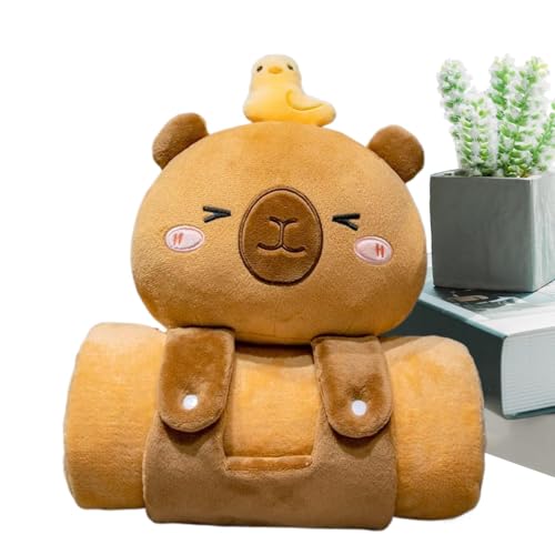 Couverture Capybara douce et nomade pour la sieste en maternelle