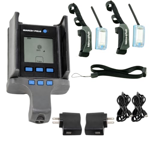2-Pet Tracking System for Large and Small Dogs and Cats, Waterproof and Rugged, No Cellular Service Needed, No Monthly Fees