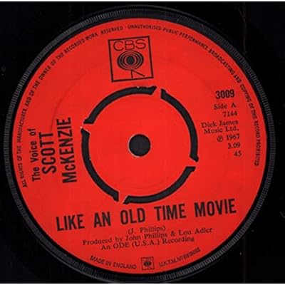like an old time movie 45 rpm single