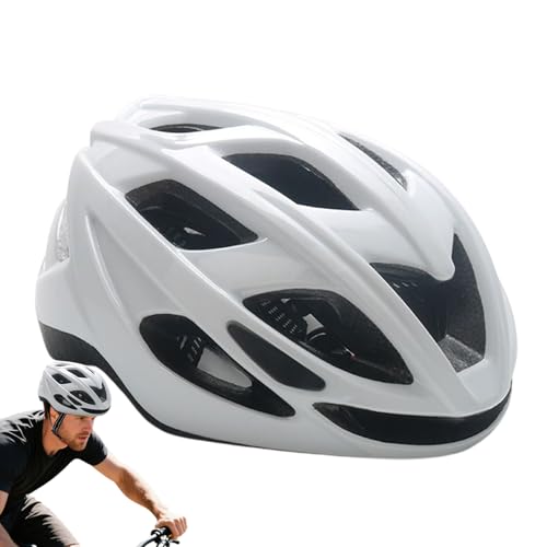 Casco de bicicleta para adultos con luces de protección y ajuste ergonómico 1