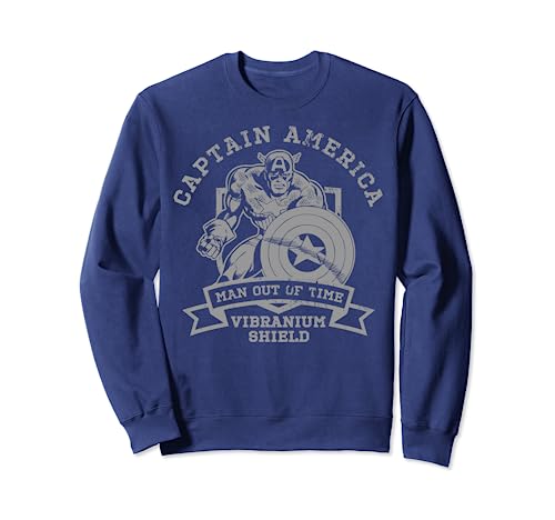 Sweatshirt Captain America imprimé haute définition et finitions premium